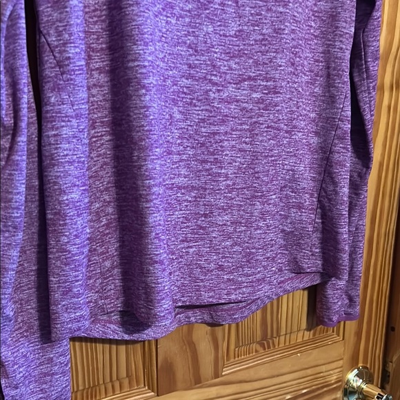 Nike DRI-Fit Women's Heathered Purple Running Hoodie - Picture 6 of 8